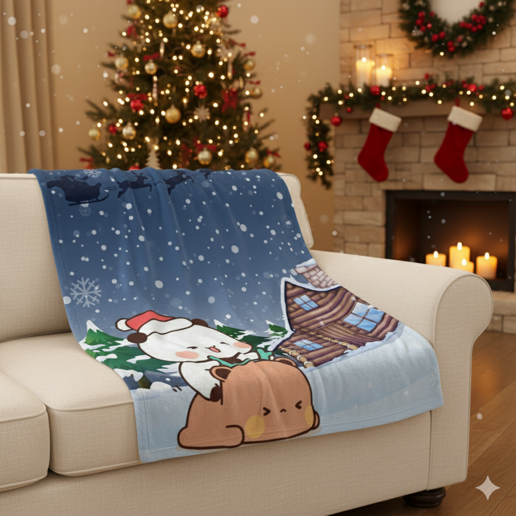 Bubu Dudu Christmas Fleece Blanket