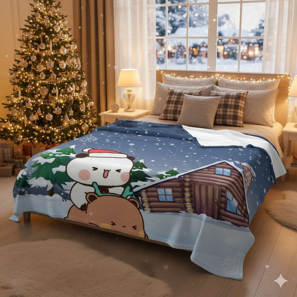 Bubu Dudu Christmas Fleece Blanket